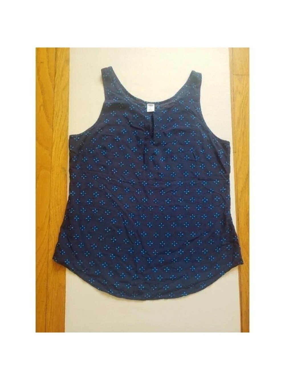 Old Navy Navy Blue Sleeveless Tank Top - Size M - Casual Lightweight Summer
